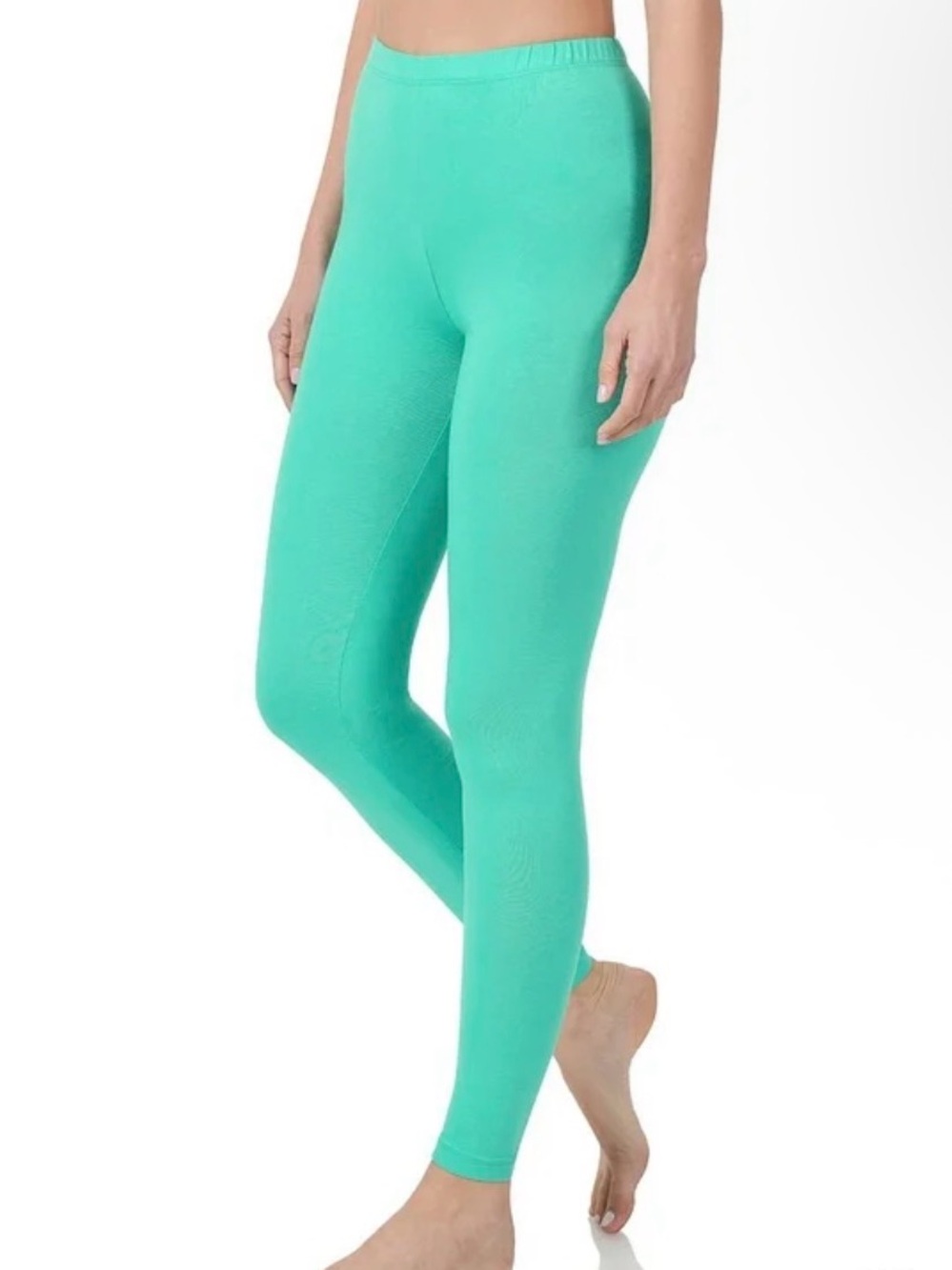 NWOT Zenana Mint Cotton Leggings